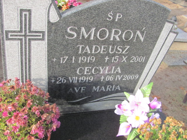 Cecylia Smoroń 1919 Łobez - Grobonet - Wyszukiwarka osób pochowanych