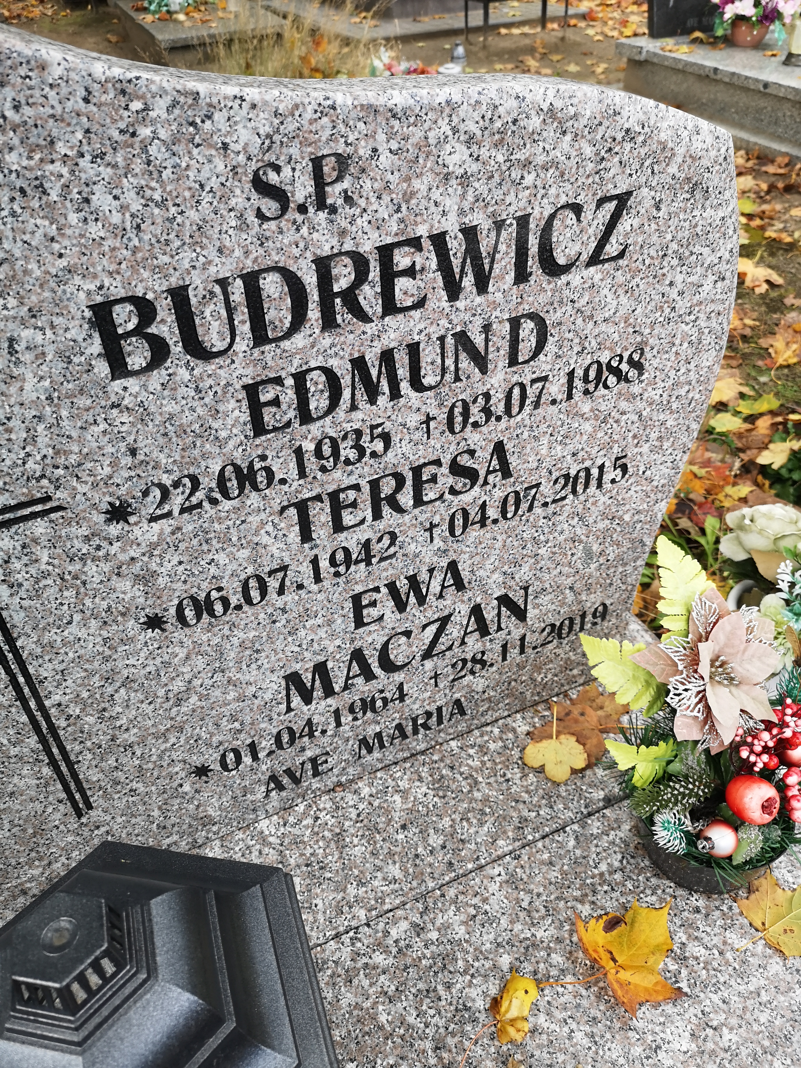 Ewa Maczan 1964 Łobez - Grobonet - Wyszukiwarka osób pochowanych