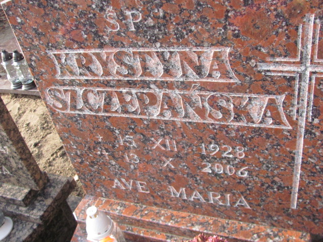 Krystyna Szczepańska 1928 Łobez - Grobonet - Wyszukiwarka osób pochowanych