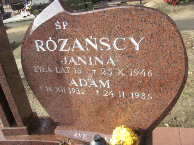 Adam Różański 1932 Łobez - Grobonet - Wyszukiwarka osób pochowanych