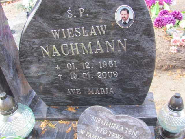 Wiesław Nachmann 1961 Łobez - Grobonet - Wyszukiwarka osób pochowanych