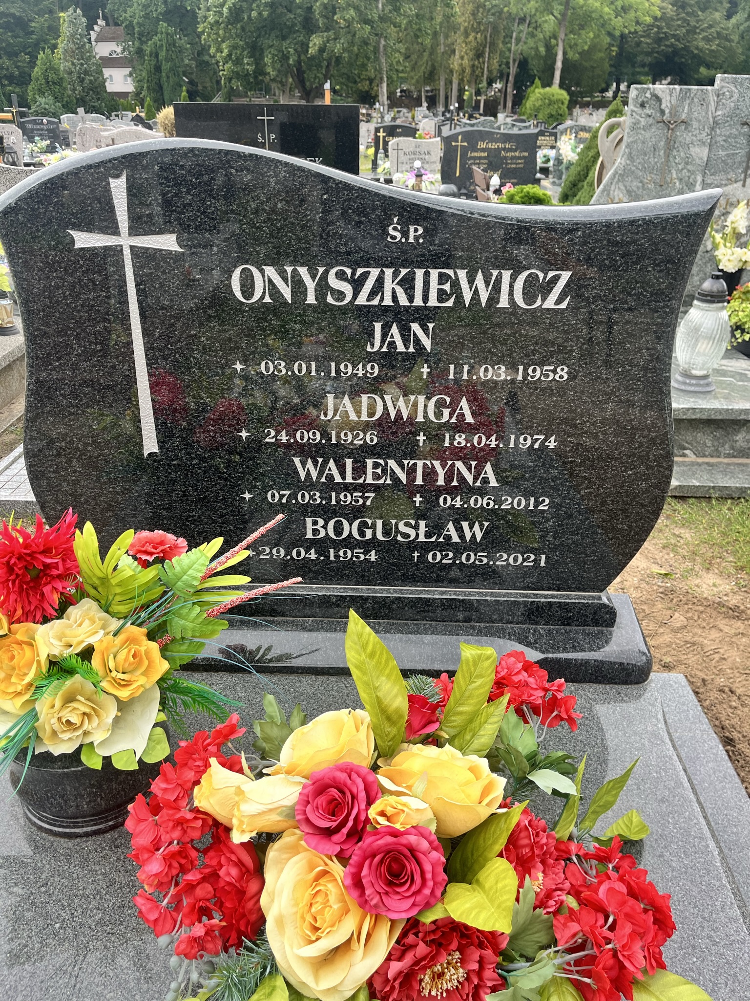 Jadwiga Onyszkiewicz 1926 Łobez - Grobonet - Wyszukiwarka osób pochowanych