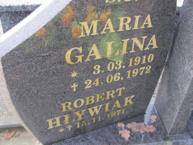 Maria Galina 1910 Łobez - Grobonet - Wyszukiwarka osób pochowanych