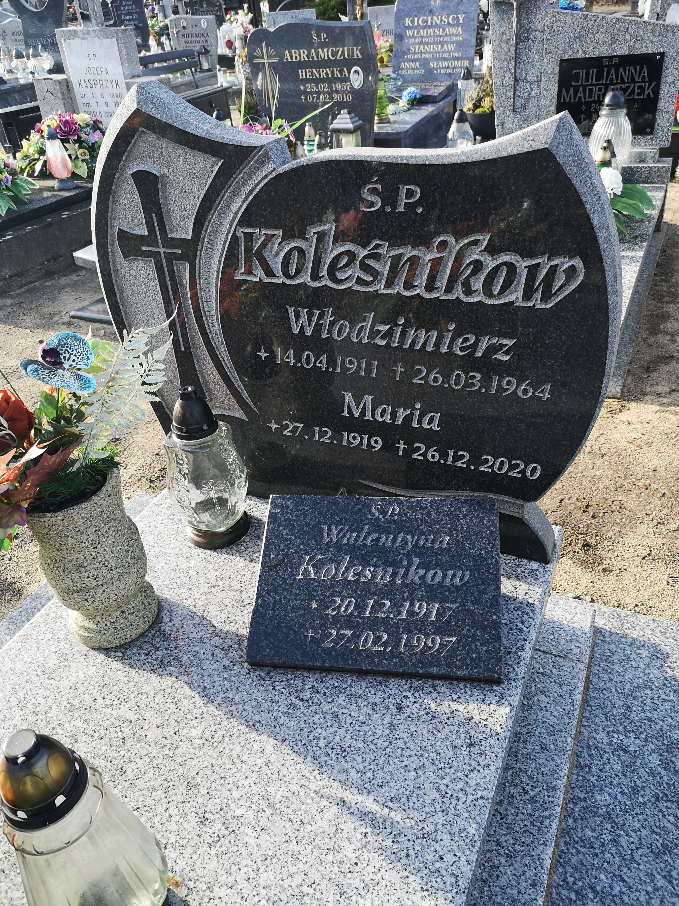 Maria Koleśnikow 1919 Łobez - Grobonet - Wyszukiwarka osób pochowanych