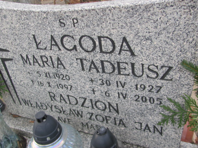 Tadeusz Łagoda 1927 Łobez - Grobonet - Wyszukiwarka osób pochowanych