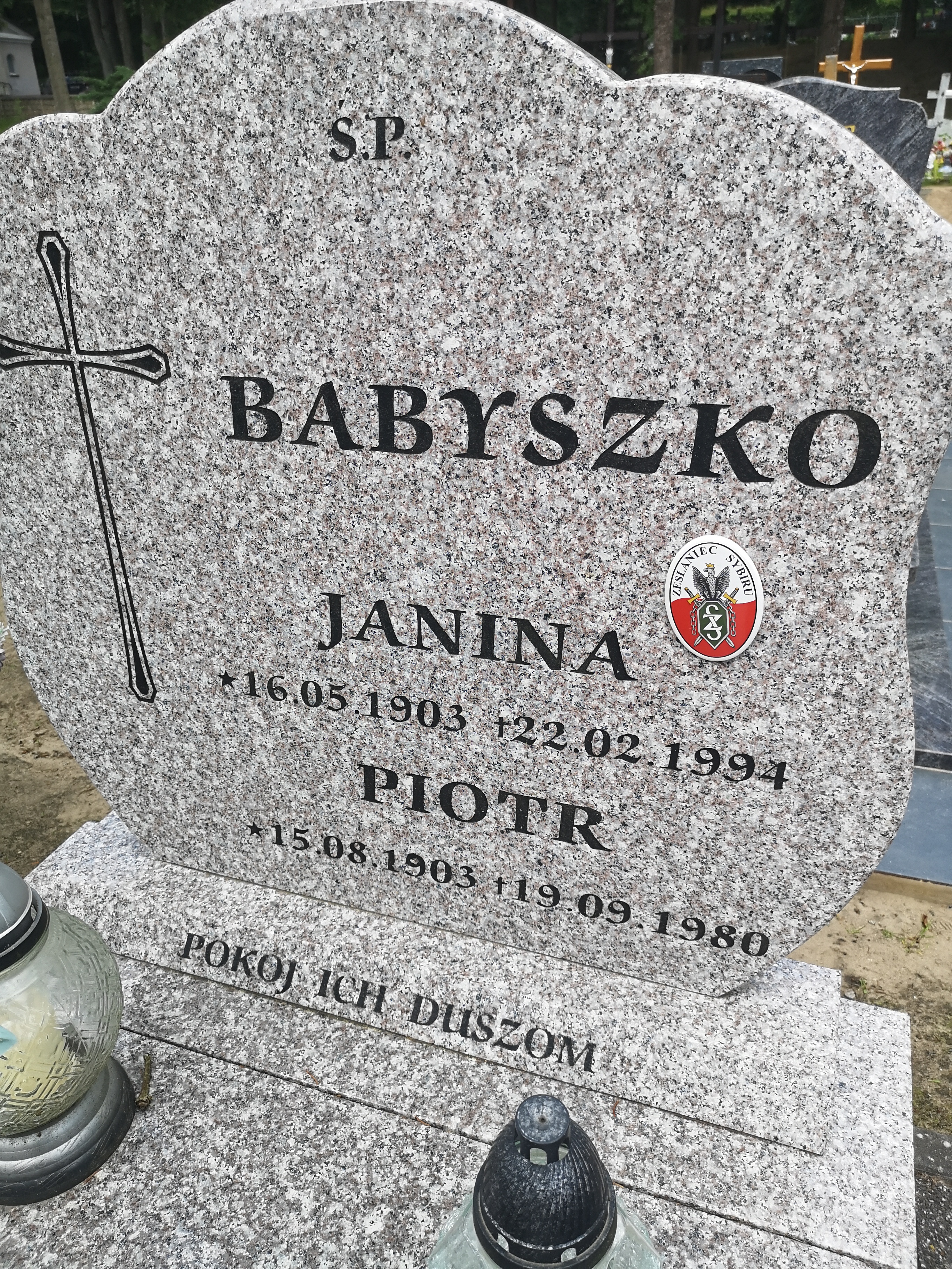 Janina Babyszko 1903 Łobez - Grobonet - Wyszukiwarka osób pochowanych