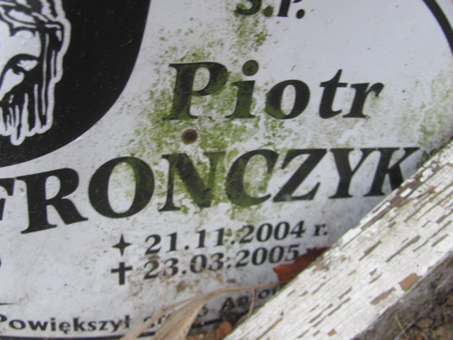 Piotr Fronczyk 2004 Łobez - Grobonet - Wyszukiwarka osób pochowanych