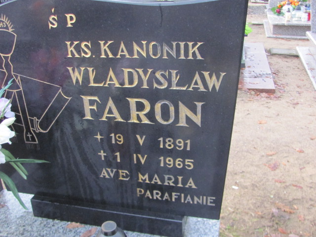 Władysław Faron 1891 Łobez - Grobonet - Wyszukiwarka osób pochowanych