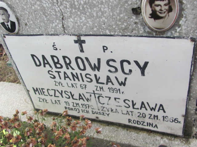 Mieczysław Dąbrowski 1951 Łobez - Grobonet - Wyszukiwarka osób pochowanych