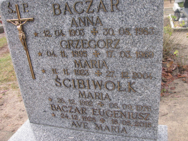 Maria Ścibiwołk 1892 Łobez - Grobonet - Wyszukiwarka osób pochowanych