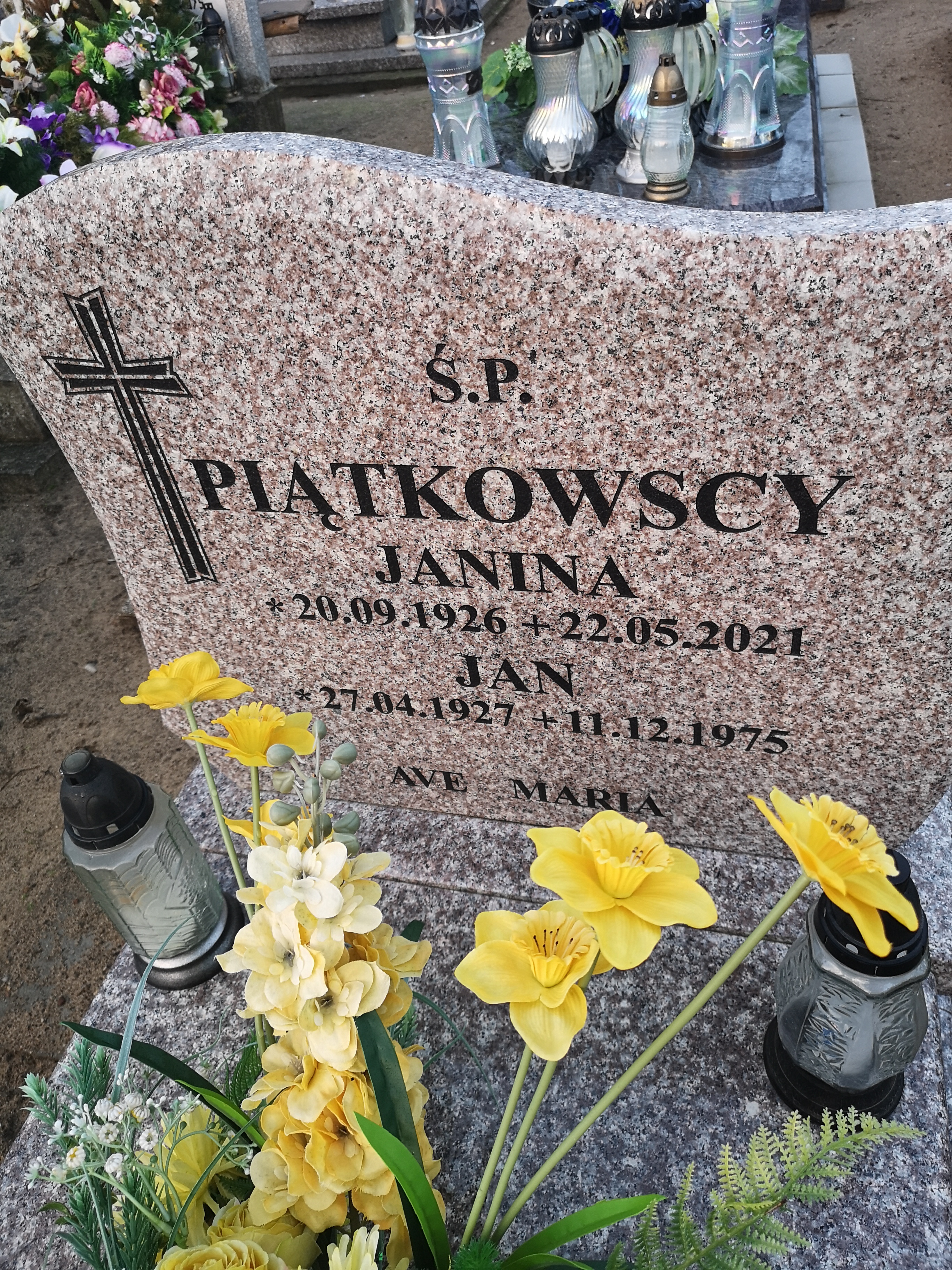 Janina Piątkowska  1926 Łobez - Grobonet - Wyszukiwarka osób pochowanych