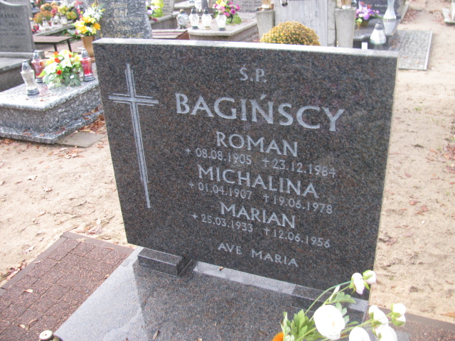 Roman Bagiński 1905 Łobez - Grobonet - Wyszukiwarka osób pochowanych