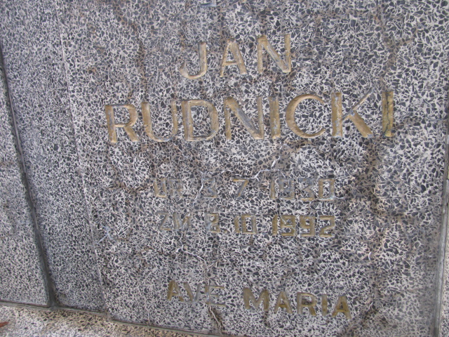 Jan Rudnicki 1930 Łobez - Grobonet - Wyszukiwarka osób pochowanych