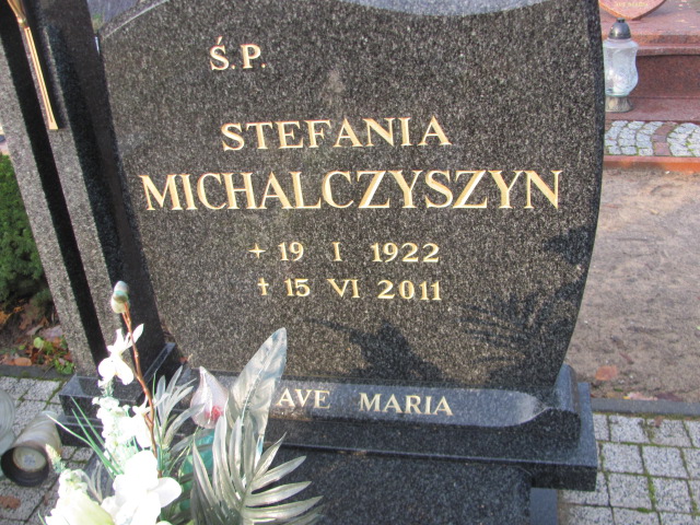 Stefania Michalczyszyn 1922 Łobez - Grobonet - Wyszukiwarka osób pochowanych