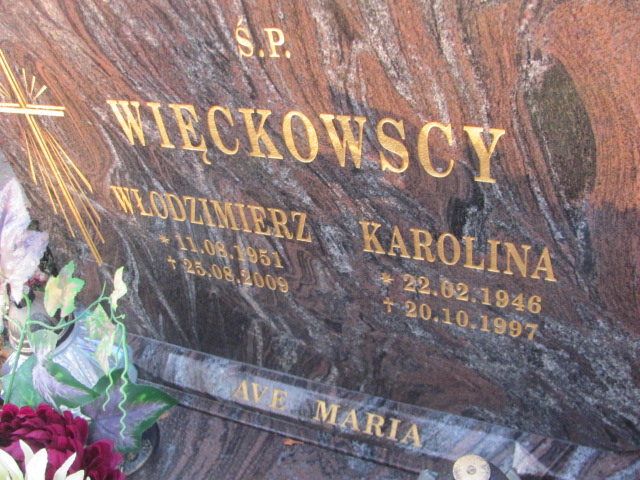 Karolina Więckowska 1946 Łobez - Grobonet - Wyszukiwarka osób pochowanych