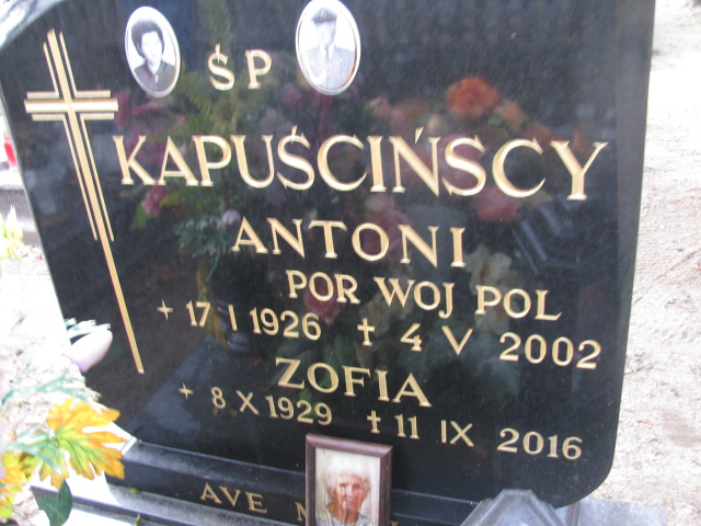 Zofia Kapuścińska 1929 Łobez - Grobonet - Wyszukiwarka osób pochowanych