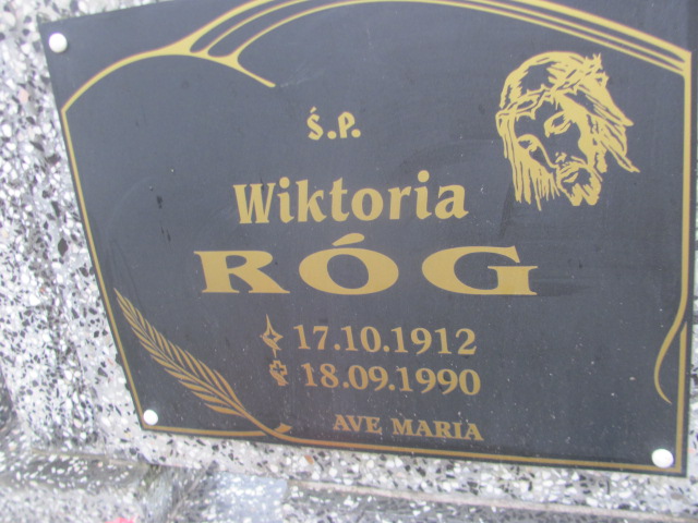Wiktoria Róg 1912 Łobez - Grobonet - Wyszukiwarka osób pochowanych