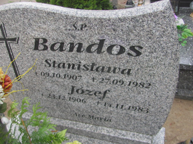 Józef Bandos 1906 Łobez - Grobonet - Wyszukiwarka osób pochowanych