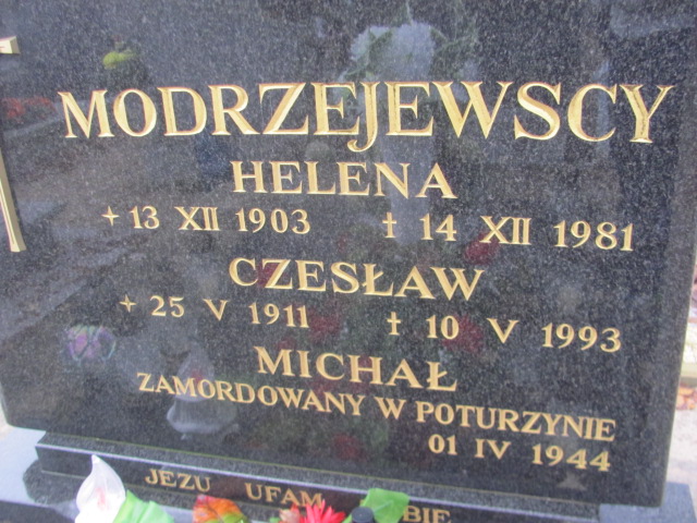 Michał Modrzejewski Łobez - Grobonet - Wyszukiwarka osób pochowanych