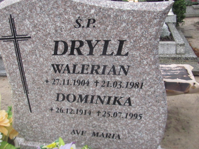 Dominika Dryll 1914 Łobez - Grobonet - Wyszukiwarka osób pochowanych