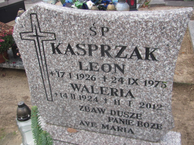 Leon Kasprzak 1926 Łobez - Grobonet - Wyszukiwarka osób pochowanych