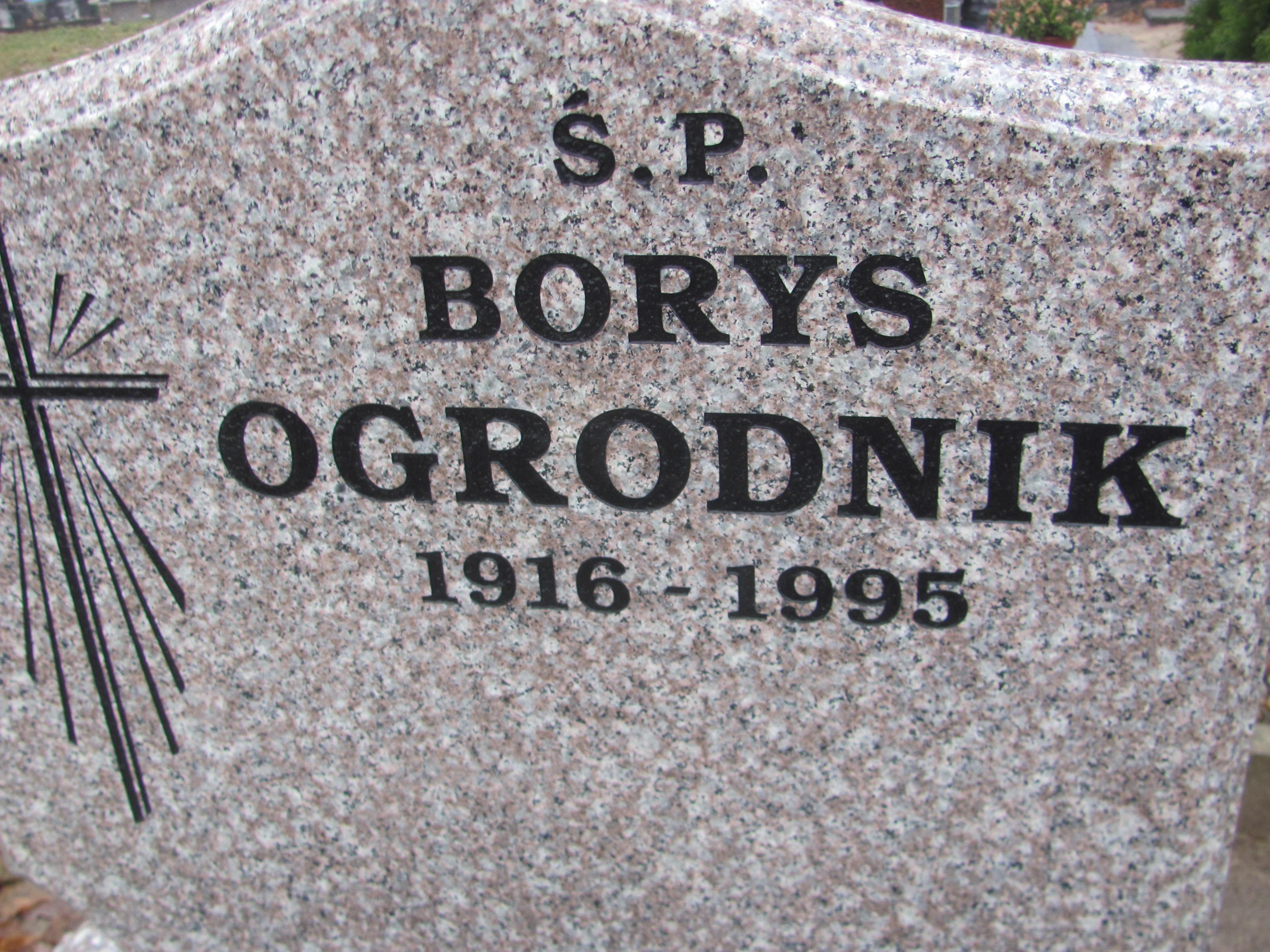 Borys Ogrodnik 1916 Łobez - Grobonet - Wyszukiwarka osób pochowanych