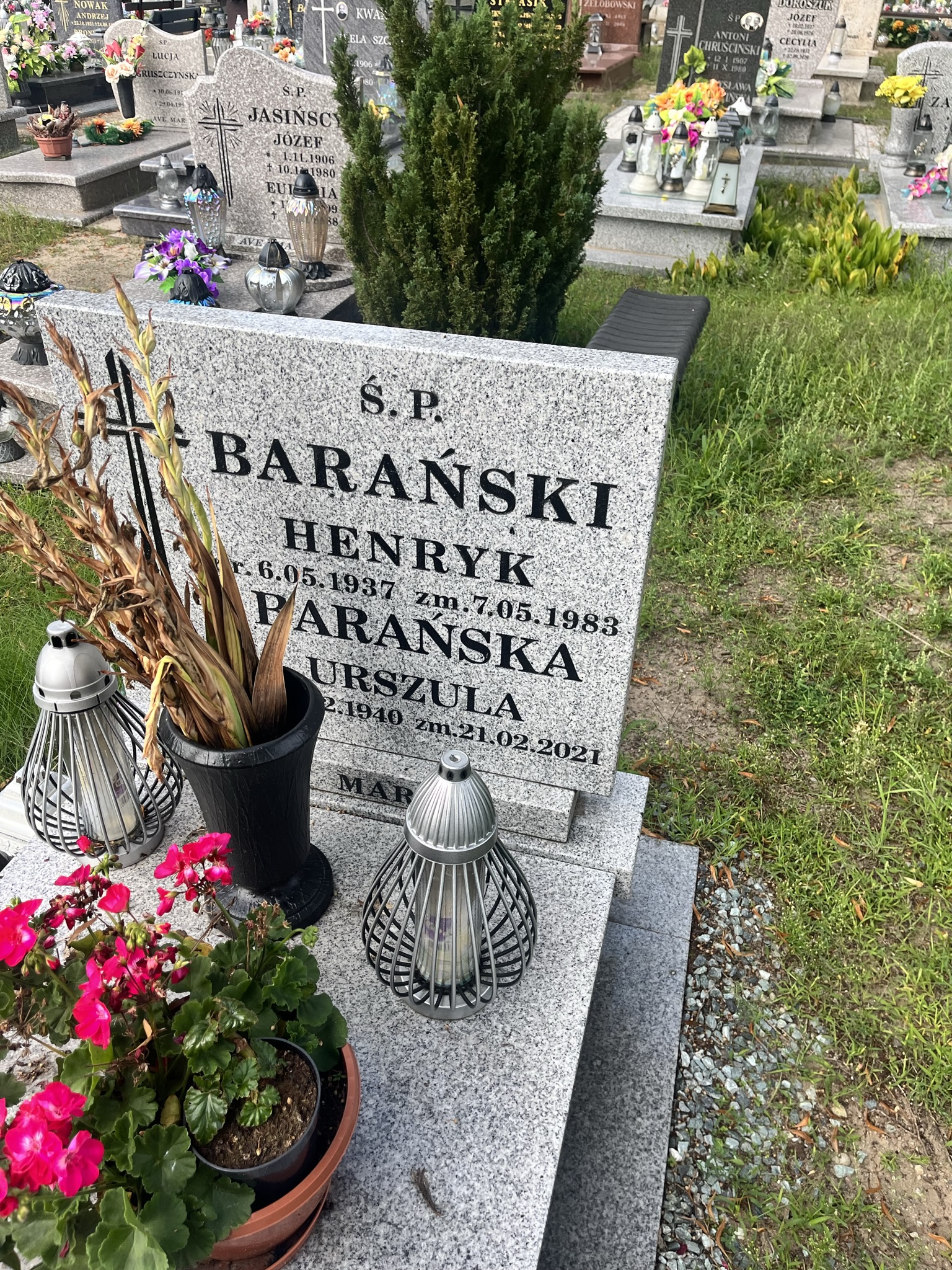 Urszula Barańska 1940 Łobez - Grobonet - Wyszukiwarka osób pochowanych