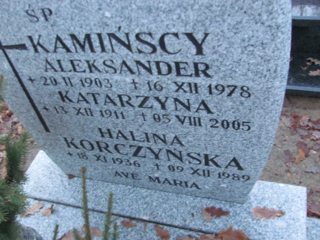 Aleksander Kamiński 1903 Łobez - Grobonet - Wyszukiwarka osób pochowanych