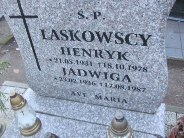 Henryk Franciszek Laskowski 1931 Łobez - Grobonet - Wyszukiwarka osób pochowanych