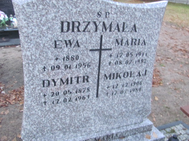 Ewa Drzymała 1879 Łobez - Grobonet - Wyszukiwarka osób pochowanych