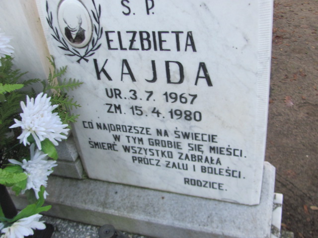 Elżbieta Kajda 1967 Łobez - Grobonet - Wyszukiwarka osób pochowanych