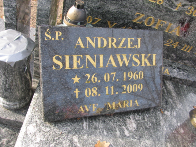 Andrzej Sieniawski 1926 Łobez - Grobonet - Wyszukiwarka osób pochowanych