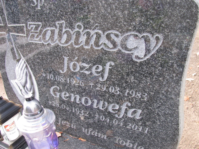 Genowefa Żabińska 1932 Łobez - Grobonet - Wyszukiwarka osób pochowanych