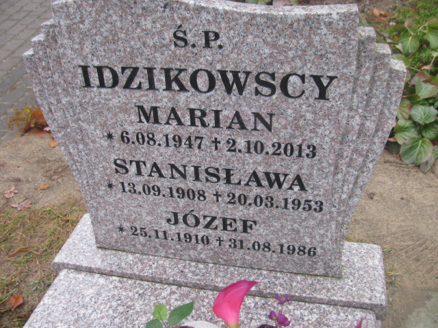 Marian Idzikowski 1947 Łobez - Grobonet - Wyszukiwarka osób pochowanych