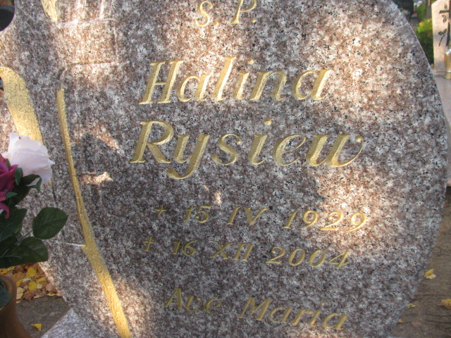 Halina Rysiew 1929 Łobez - Grobonet - Wyszukiwarka osób pochowanych