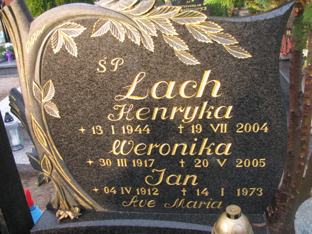 Jan Lach 1912 Łobez - Grobonet - Wyszukiwarka osób pochowanych