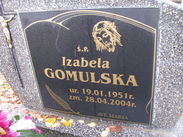 Izabela Gomulska 1951 Łobez - Grobonet - Wyszukiwarka osób pochowanych