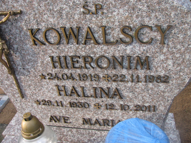 Hieronim Kowalski 1919 Łobez - Grobonet - Wyszukiwarka osób pochowanych