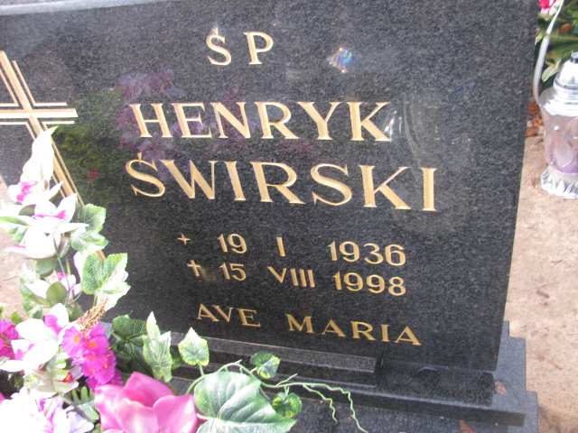 Henryk Świrski 1936 Łobez - Grobonet - Wyszukiwarka osób pochowanych