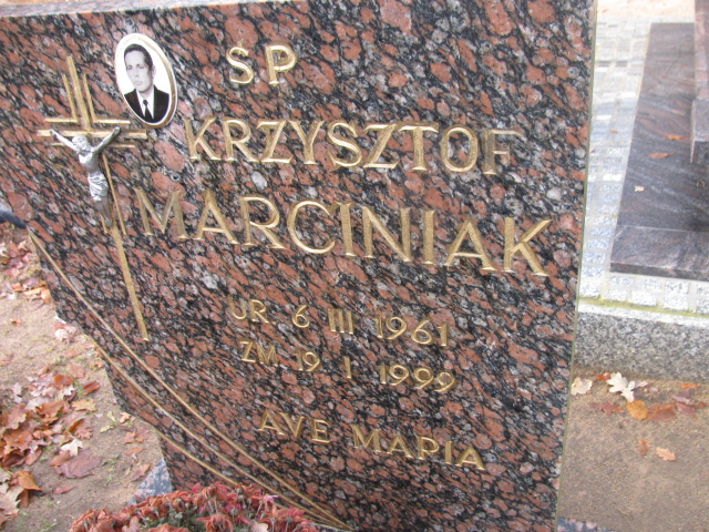 Krzysztof Marciniak 1961 Łobez - Grobonet - Wyszukiwarka osób pochowanych