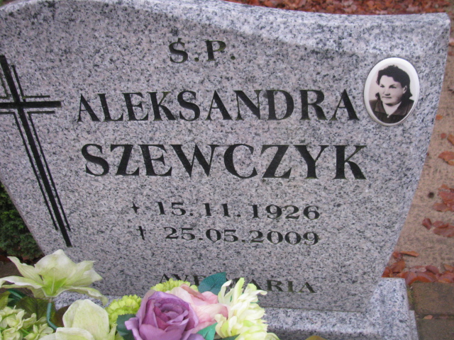 Aleksandra Szewczyk 1926 Łobez - Grobonet - Wyszukiwarka osób pochowanych