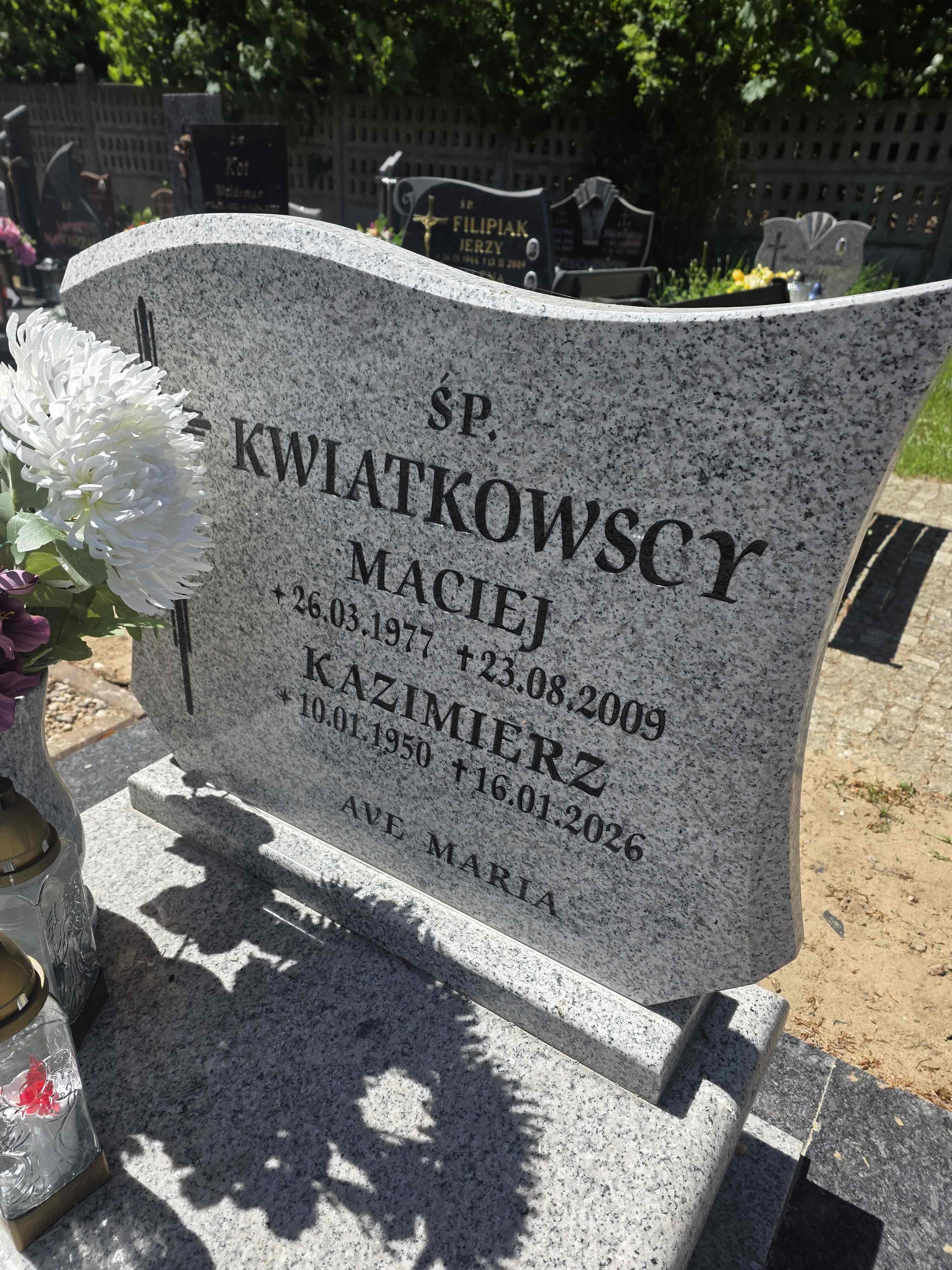 Kazimierz Kwiatkowski 1950 Łobez - Grobonet - Wyszukiwarka osób pochowanych