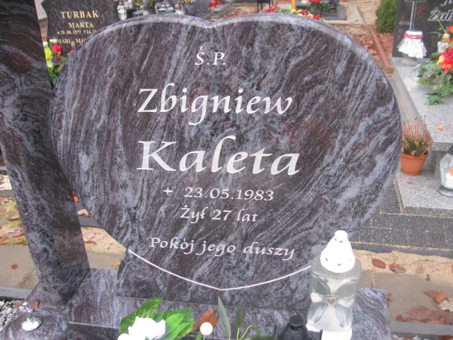 Zbigniew Kaleta  1983 Łobez - Grobonet - Wyszukiwarka osób pochowanych