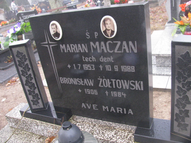 Bronisław Żółtowski 1906 Łobez - Grobonet - Wyszukiwarka osób pochowanych