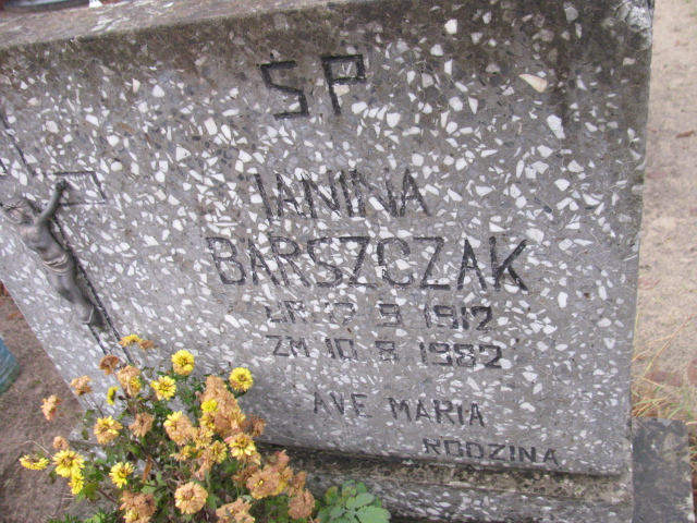 Janina Barszczak 1912 Łobez - Grobonet - Wyszukiwarka osób pochowanych