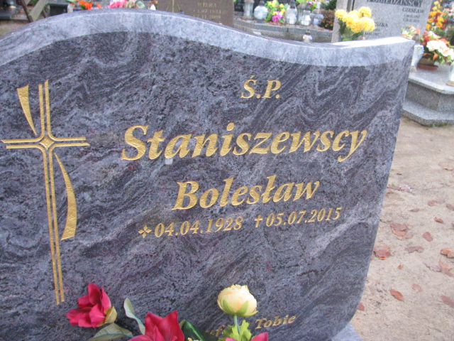 Bolesław Staniszewski 1928 Łobez - Grobonet - Wyszukiwarka osób pochowanych