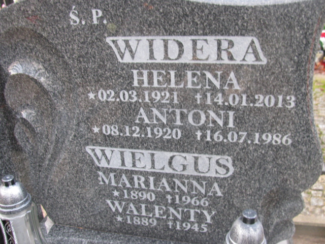 Walenty Wielgus 1888 Łobez - Grobonet - Wyszukiwarka osób pochowanych