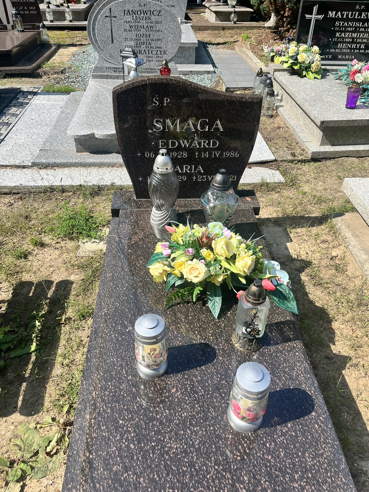 Edward Smaga 1928 Łobez - Grobonet - Wyszukiwarka osób pochowanych