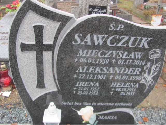 Mieczysław Sawczuk 1930 Łobez - Grobonet - Wyszukiwarka osób pochowanych
