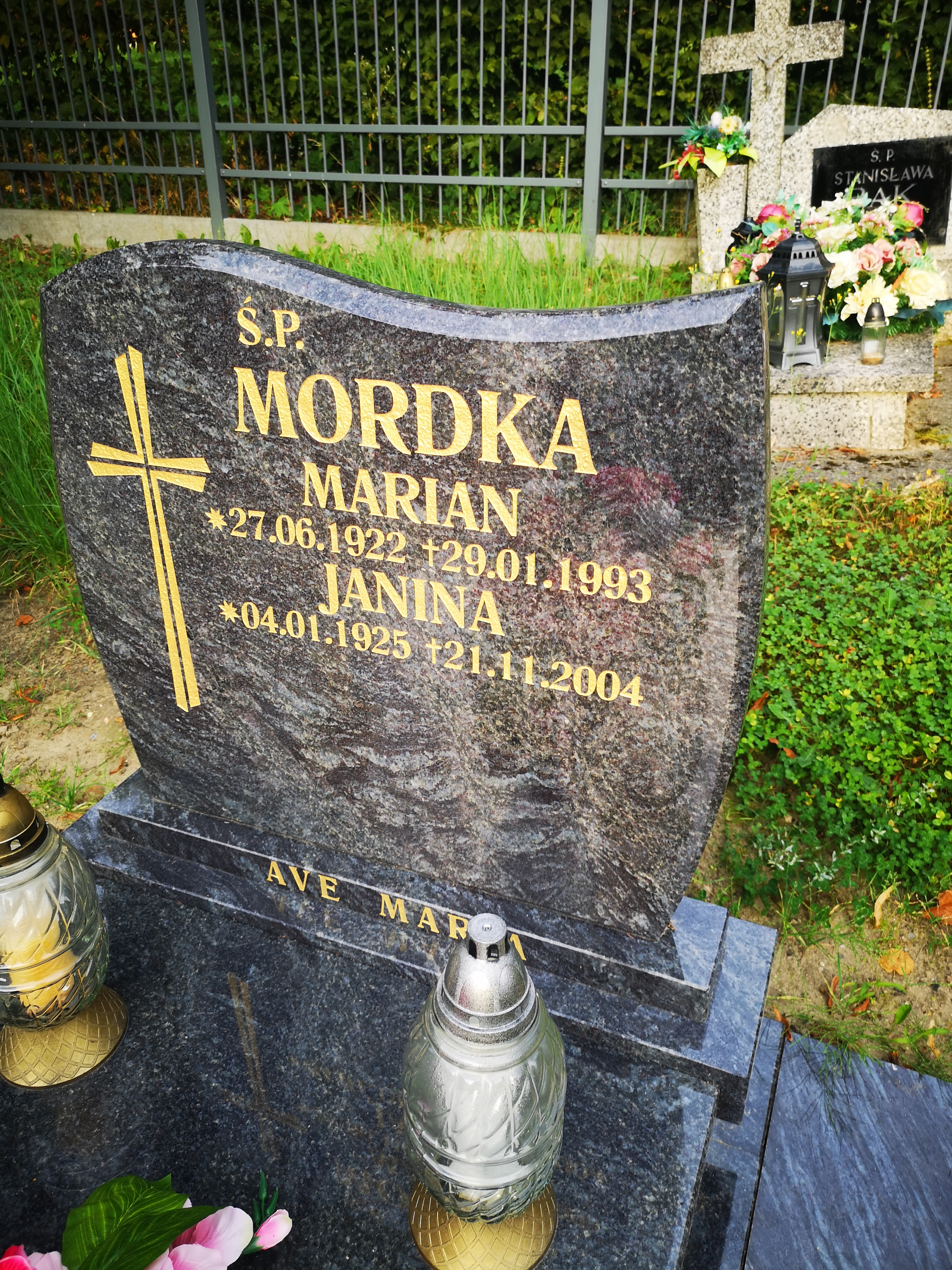 Grób Marian Mordka